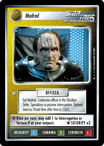 Star Trek CCG - Madred - 1996, TNG