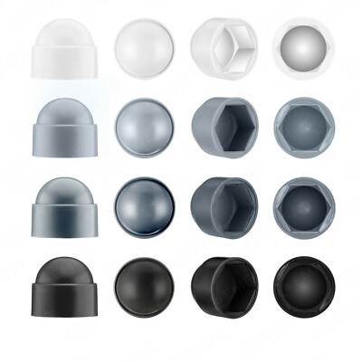 bolt nut protection caps cap cover for screws hexagonal plastic dome screw 