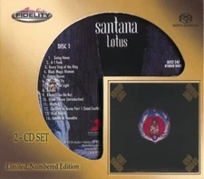 Santana Lotus Audio Fidelity SACD 2 Discs Hybrid Remastered BRAND NEW NUMBERED