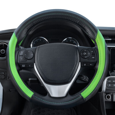 Max Grip Steering Wheel Cover with Advanced Traction Tread Black Universal Fit