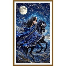 Bead Embroidery Kit Star Witch DIY Beaded needlepoint Nova Sloboda