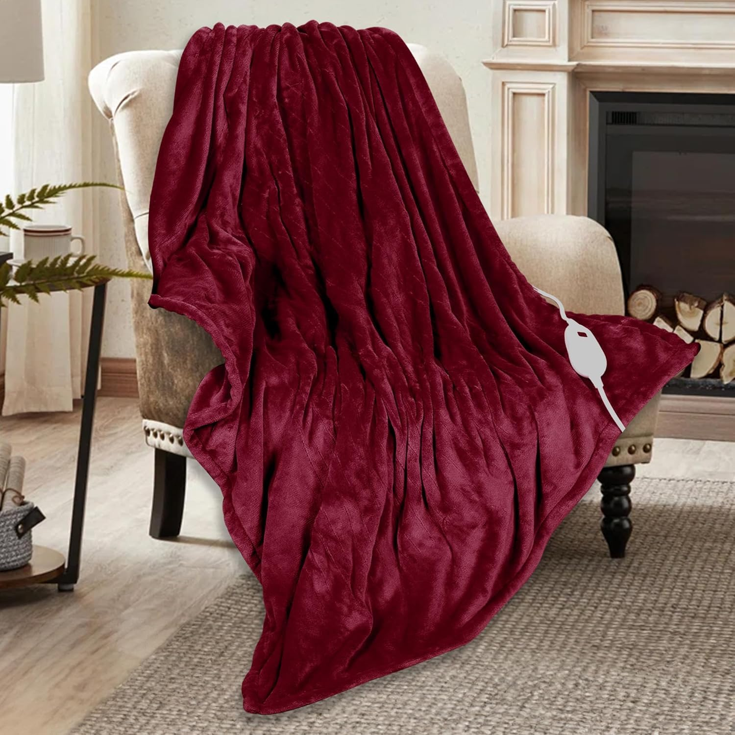 Heated Blanket Electric Throw Blanket, 50