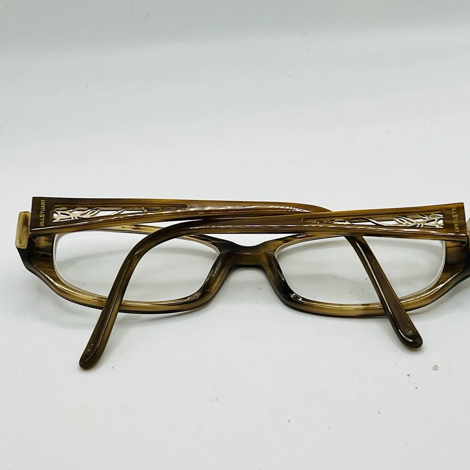 Monturas de gafas Jill Stuart para mujer JS283E-1 caramelo ovalado borde completo 52-16-135 Foto 3 de 4