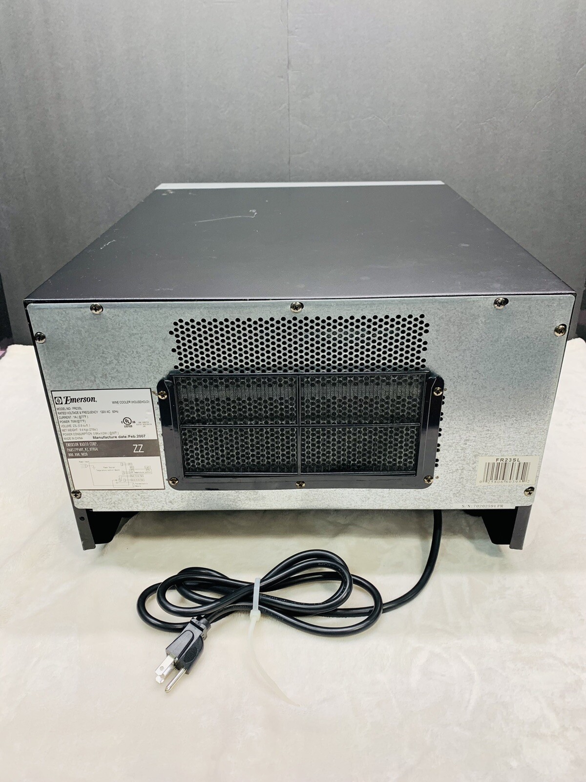 EMERSON FR23SL 8 Bottle Wine Cooler (HOUSEHOLD) Refrigerator eBay