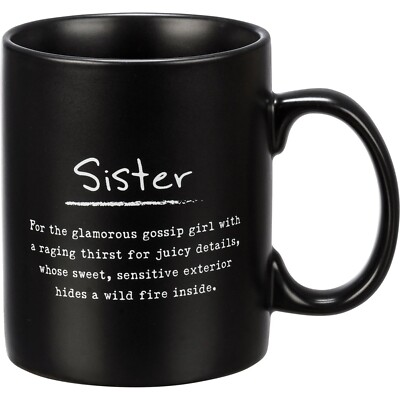 Sister Mug with Poem 20oz Stoneware Coffee Mug Sisters Love Friendship NEW