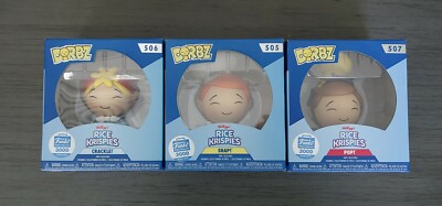 *** Funko Dorbz - kelloggs Rice Krispies Snap Crackle Pop Set - 505 506 507