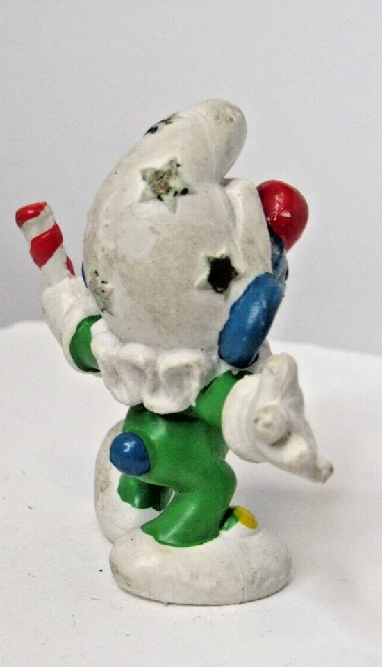 Figura 1977 Jokey/Bufón/Payaso SMURF PVC Vintage Peyo/Schleich #KG-54 Foto 3 de 4