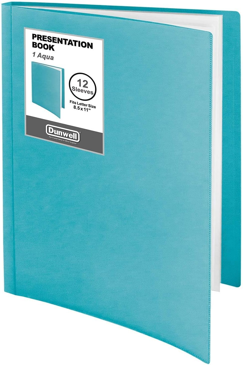 Photo Paper Dunwell 60-Pocket Presentation Binder (Blue) - 8.5 X 11 ...