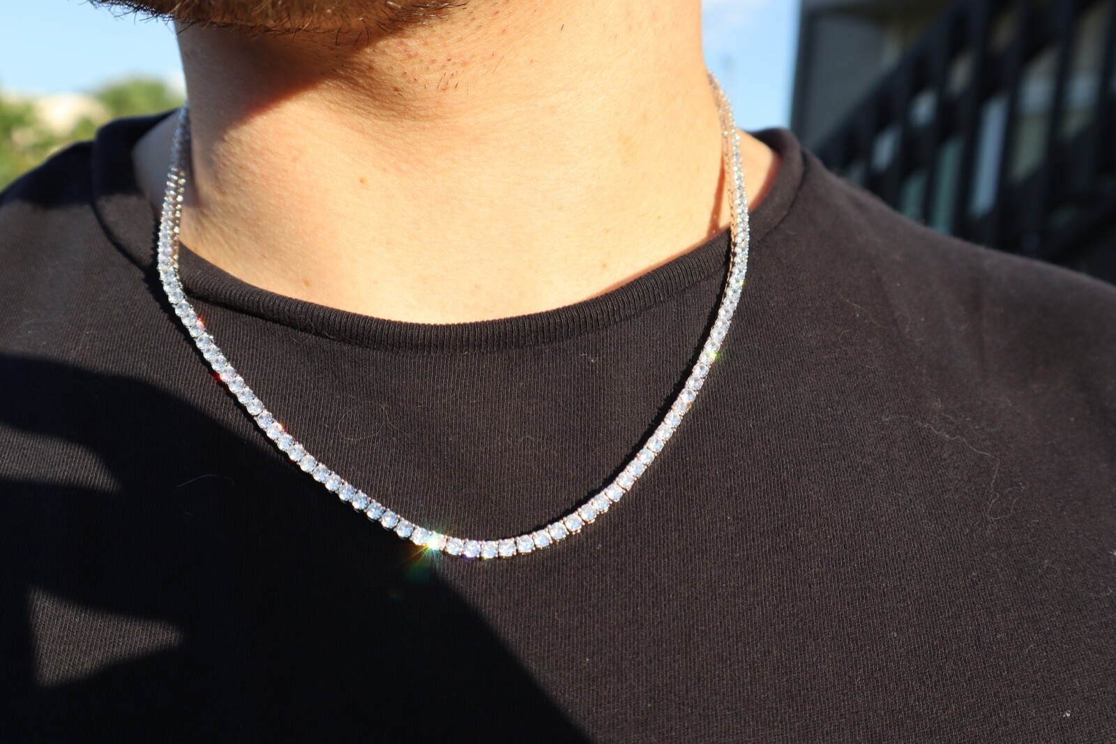 Buy PREMIUM 3mm 20 Inch White Gold 