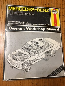 Mercedes-Benz 200D 240TD 1976-1985 Shop Service Repair Manual Wiring Diagrams AC