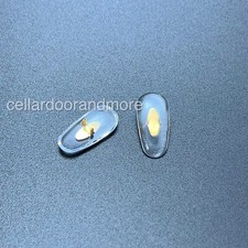 New Nose Pads for Ray Ban Eyeglasses Aviator Sunglasses Gold 16mm Crimp-On RB-23