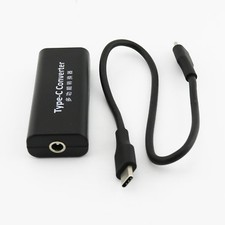 1pc DC 5.5mm x 2.1mm to USB Type C Power Delivery PD Power Adapter Converter