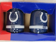 NFL Indianapolis Colts Ceramic Salt & Pepper Shaker Set, NEW