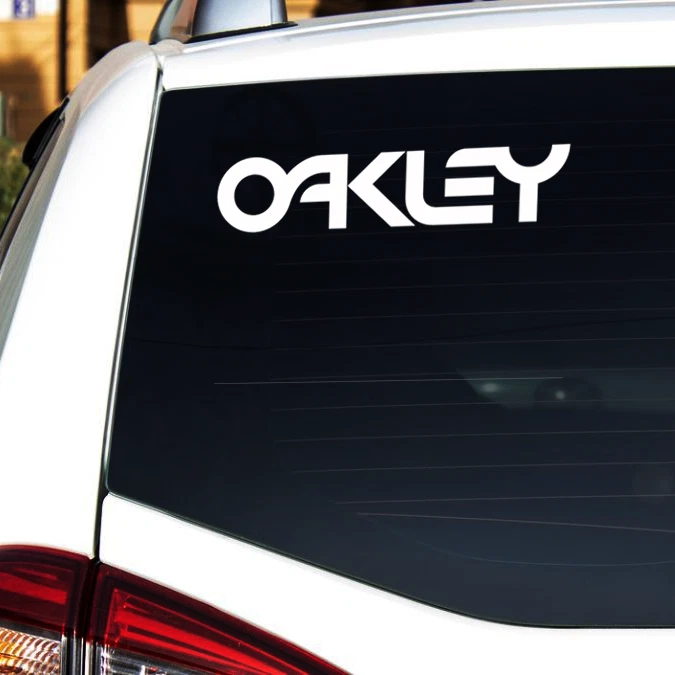 Gafas de sol Oakley calcomanía pegatina-ELIGE DISEÑO Y TALLAS, computadora portátil-tableta-arte de pared Foto 3 de 4
