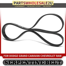 77" Serpentine Belt for Dodge Grand Caravan Chevrolet Camaro Volkswagen Routan