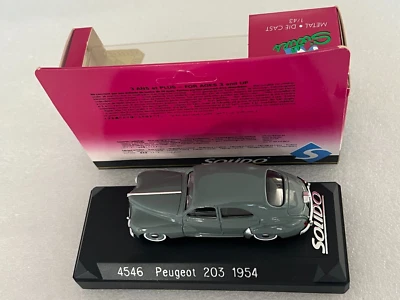 SOLIDO 4546 Peugeot 203 1954 1/43 Voiture Miniature - Photo 1/4