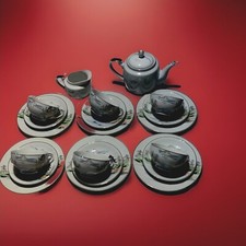 hand painted kutani tea set