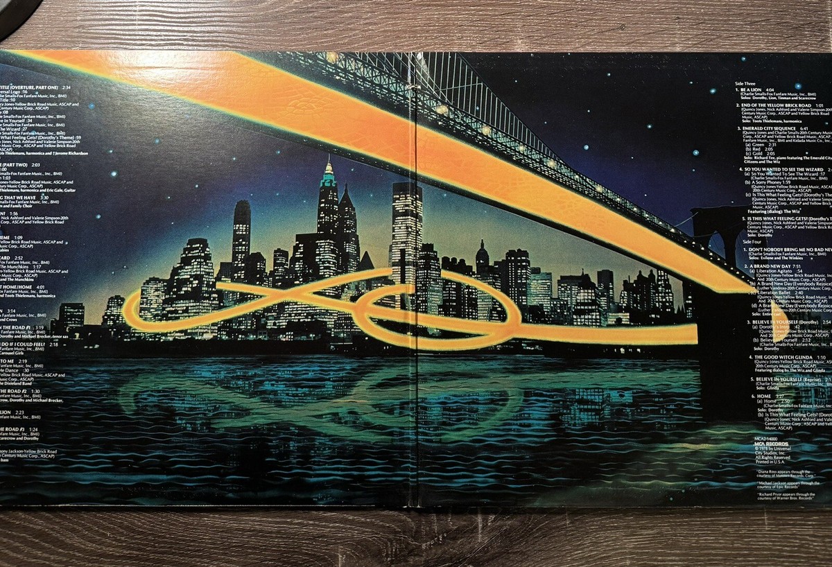 The Wiz -Original Soundtrack 2 Vinyl Set/1978 -Michael Jackson