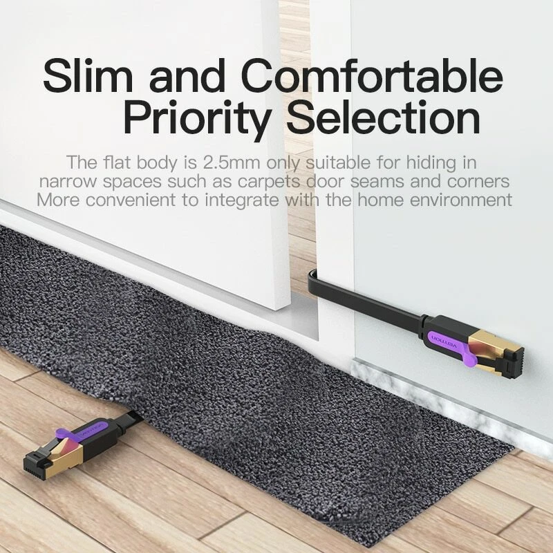 Ethernet Network Internet Lan Cable RJ45 Cat7 STP Patch Lead Cord Wholesale 8P8C - Image 3 of 4