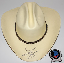 LAINEY WILSON SIGNED COUNTRY COWBOY HAT BELL BOTTOM STAR BECKETT COA WHIRLWIND