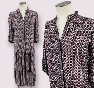 Max Mara Women's Maxi Dress Geometric Print size Small