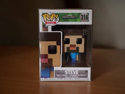 Funko Pop Games Minecraft Steve 316 Vaulted - Photo 1/4