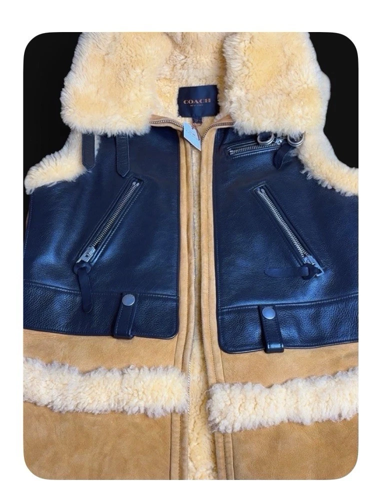 COACH ネイビー ファー付きモッズコート Coach Coats, Jackets & Vests for Women for sale - eBay