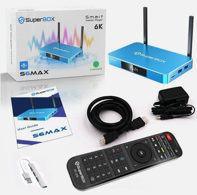  2026 NEWEST SUPERBOX S6 MAX- FREE AIR SHIPPING --PROOF OF AUTHENTICY!  