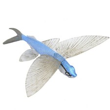 Solid Plastic Flying Fish Figurine Ocean Animal Model Kid Children Educational
