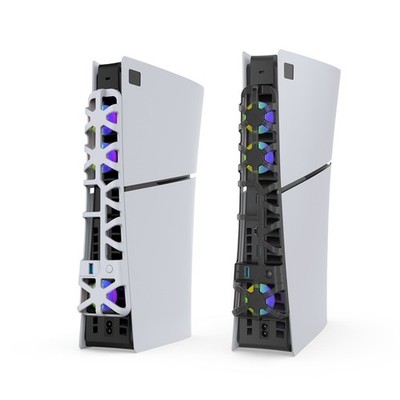For PS5 Pro Compatible Efficient Cooling Fan with Silent Operation Mode