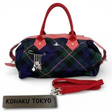 Vivienne Westwood Yasmin Safety 2Way Boston Shoulder Bag Multicolor