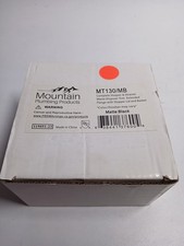 Mountain Plumbing MT130/MB Stopper  Strainer Waste Disposal Trim Matte Black