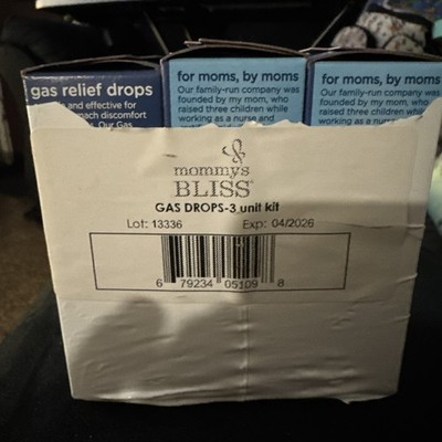 Mommy s Bliss Gas Relief Drops Bottle, Ginger Extract Flavor - 1oz