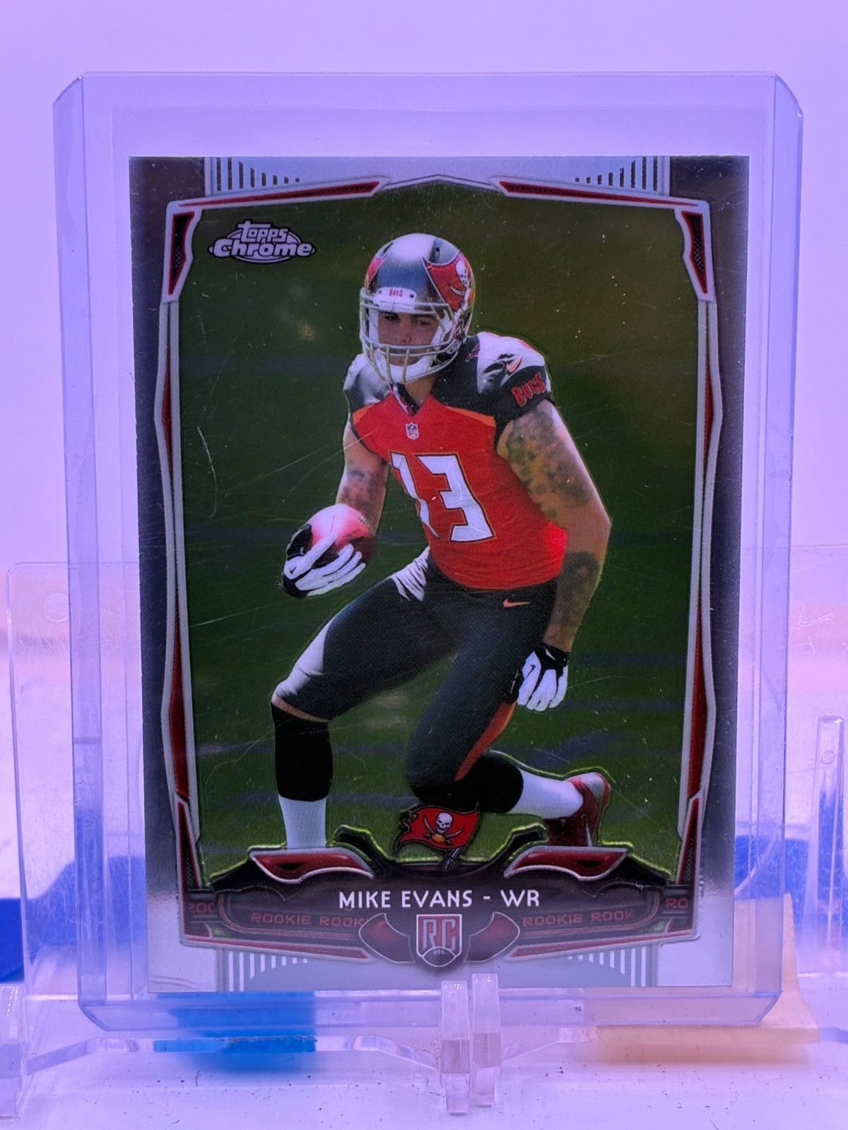 2014 Topps Chrome Rookie Card #185 Mike Evans