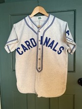 Vintage 60s Cardinals Baseball Jersey Number 14 Ramsey Lumber Co Sponsor