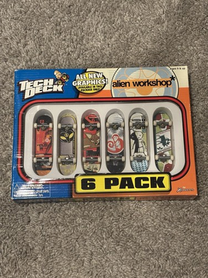 #ad Vintage Tech Deck 6 Pack Alien Workshop CLEAN $125.00