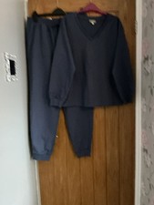 Cozee Home Cotton Rich Lounge Set Size L Blue 