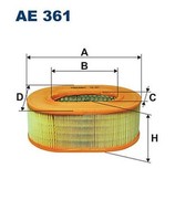 Filtron AE 361 Luftfilter