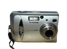 Fujifilm Digital Camera FinePix A303 3.2MP Silver W/bag No Mem Card Tested