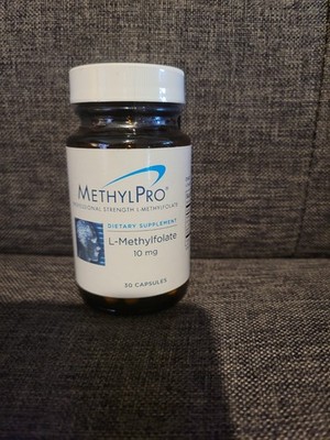 MethylPro 10mg L-Methylfolate 30 Capsules - Vegetarian Dietary Supplement 