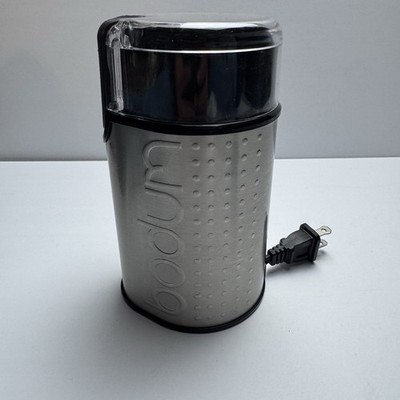 Bodum Bistro Blade Grinder Stainless Steel Extra Fine To Course .5 Cup Capacity