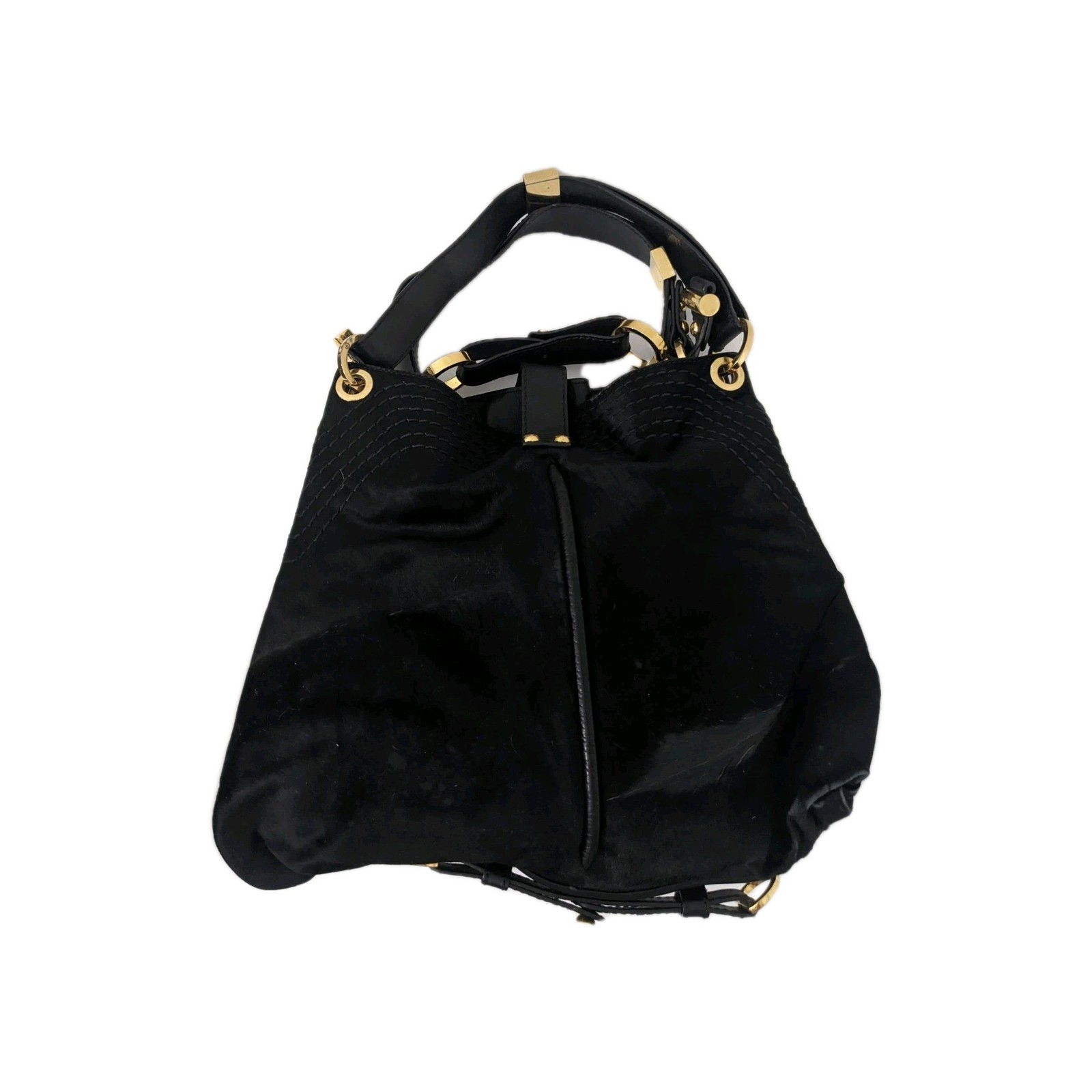 PONY Borsa a tracolla Jimmy Choo "Alex" pelle di vitello nera