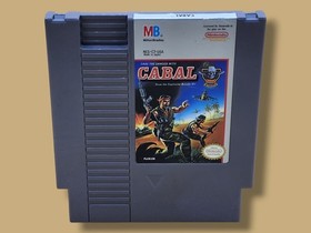 1990 Nintendo NES Cabal Video Game Cartridge