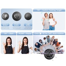 360  Auto Face Tracking Gimbal Auto Tracking Phone Holder Smart Selfie Gimb QYBK