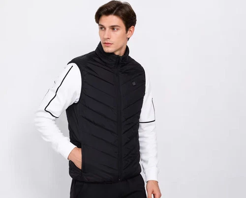 Heated Vest Men USB 9 Heating Zones 3 Heat Levels Washable Warm Winter Vest - product listing photo