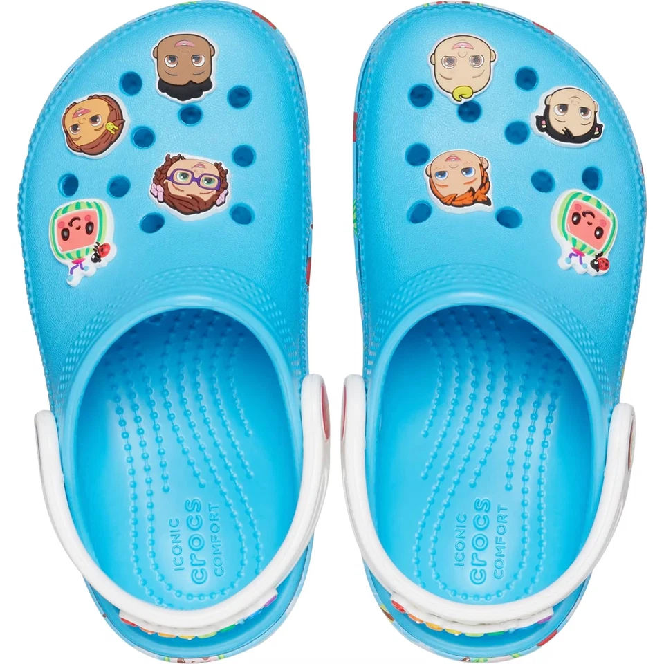 Zueco clásico Crocs CoComelon eléctrico azul 208851-404 niño pequeño talla 6C mediano Foto 2 de 4