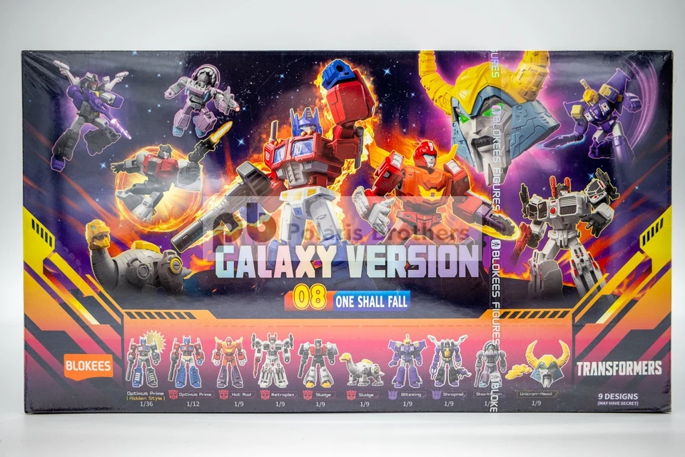 Blokees Transformers Galaxy Version 08 One Shall Fall Sealed Set of 9 Boxes - Image 2 of 4