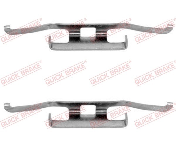 Fits QUICK BRAKE QB109-1098 Accessory Kit, disc brake pad QB109-1098 Brake pad - Image 8
