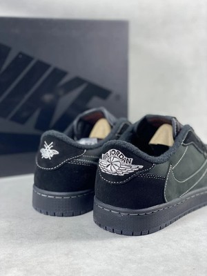 Size 5 - Jordan 1 Retro Low OG SP x Travis Scott Black Phantom for