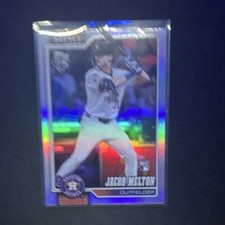 Topps 2024 Series One #148 Rainbow Foil Jacob Melton Astros Baseball Card